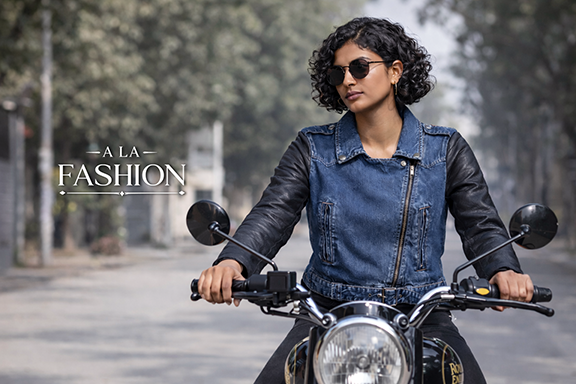 A La Mode Biker DNM JKT Mob